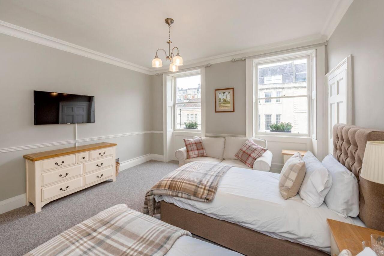 Luxury Two Floor Central Duplex Apartment Free Parking Bath Eksteriør billede